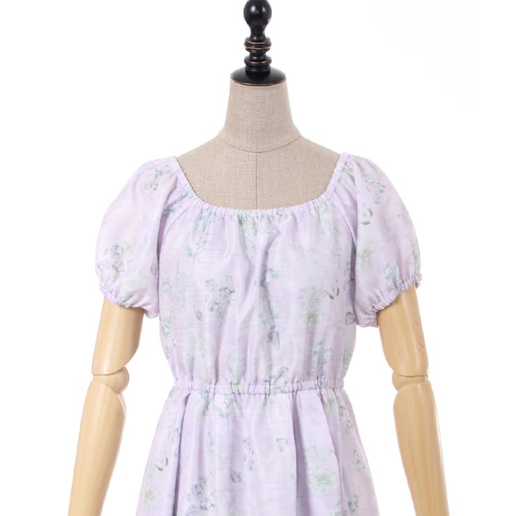 axes femme ホワイト 白 水色 フリル 可愛い ブルー系 M ゆるだぼ フリルフーディブルゾン | kawaii | axes femme online shop