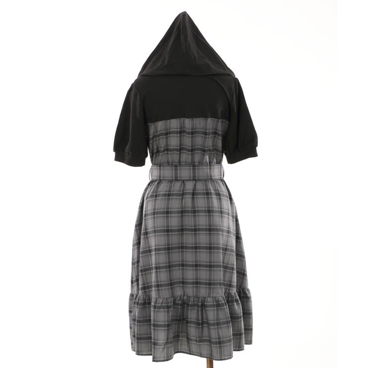 パーカードッキングワンピース[品番：IGAW0000177]｜axes femme