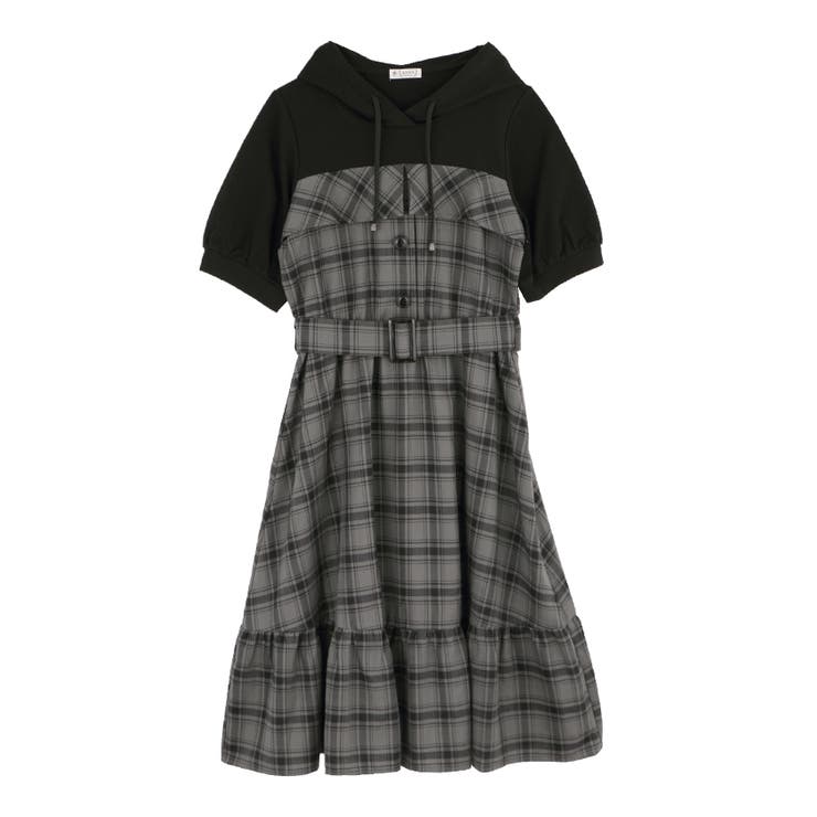 パーカードッキングワンピース[品番：IGAW0000177]｜axes femme