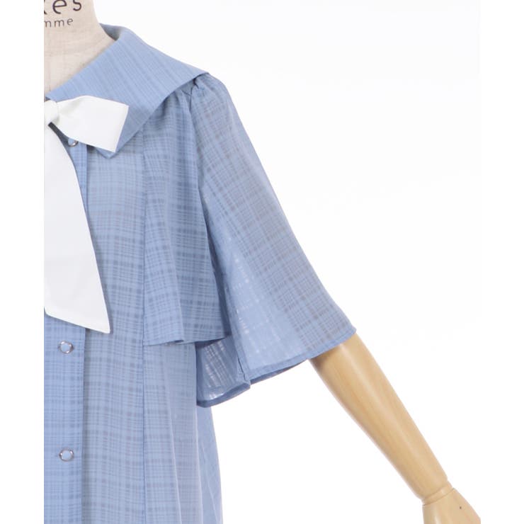 リボン付セーラー襟ワンピース | axes femme | 詳細画像20 