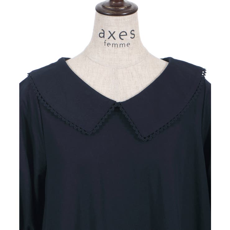 リボン付セーラーワンピース[品番：IGAW0002051]｜axes femme