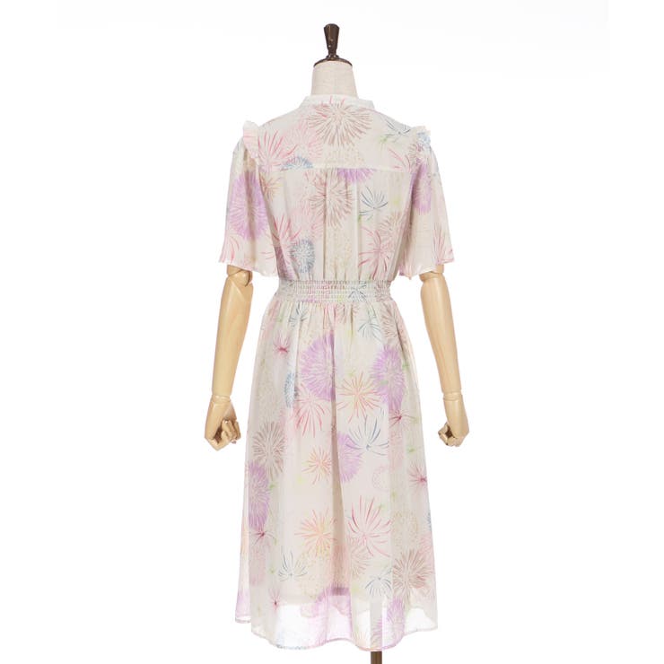 花火柄ワンピース[品番：IGAW0002098]｜axes femme（アクシーズ