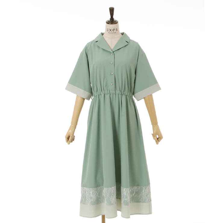 新品未使用　⭐️カタログ掲載配色切替デザインワンピース 楽天市場】【25AW×半額クーポン】【奇跡の再販】プリーツ切替