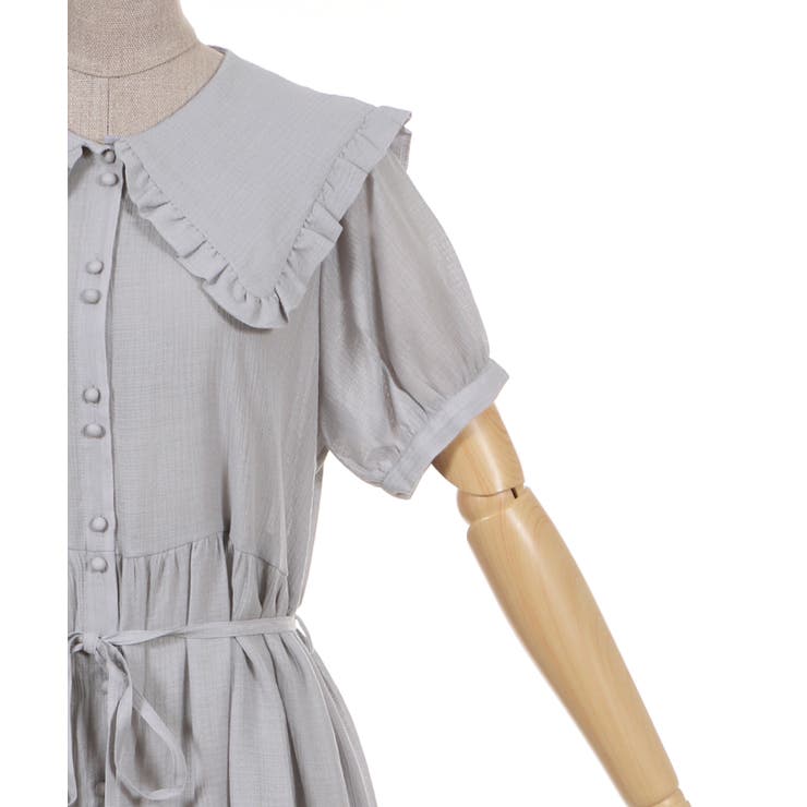 ティアードビッグ襟チュニック[品番：IGAW0000530]｜axes femme