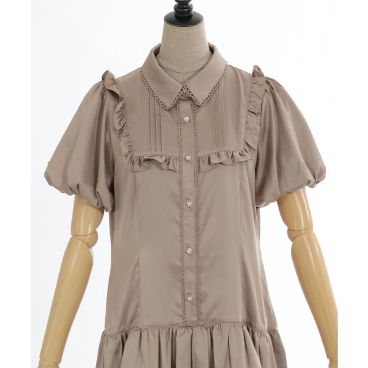 バルーンデザインフリルチュニ[品番：IGAW0004862]｜axes femme