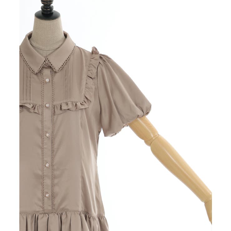 バルーンデザインフリルチュニ[品番：IGAW0004862]｜axes femme
