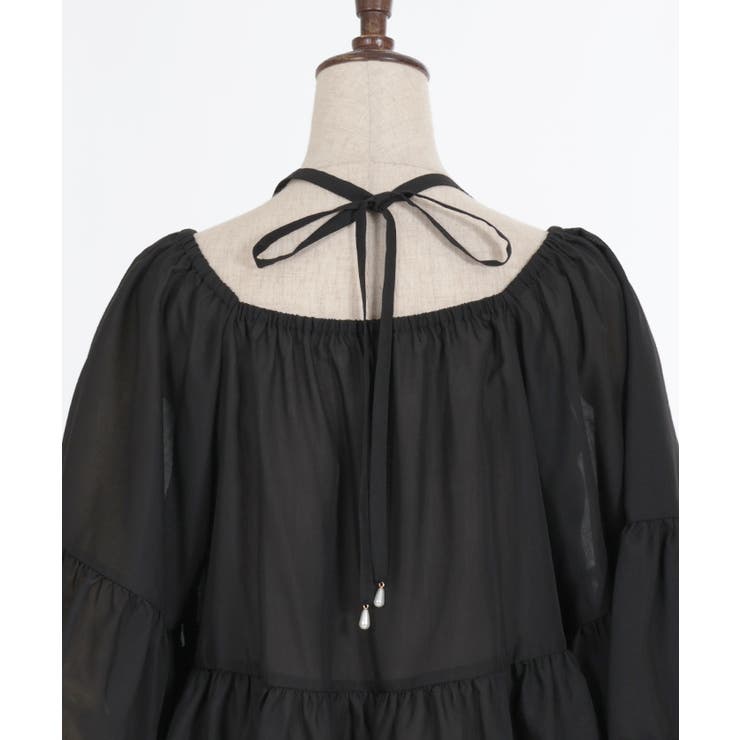 コットン風ポンチョチュニック[品番：IGAW0005027]｜axes femme