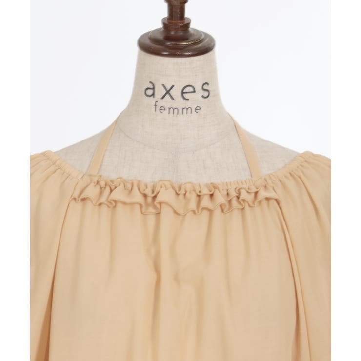 コットン風ポンチョチュニック[品番：IGAW0005027]｜axes femme