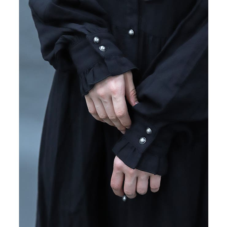 ガーゼフリルシャツワンピース | axes femme | 詳細画像10 