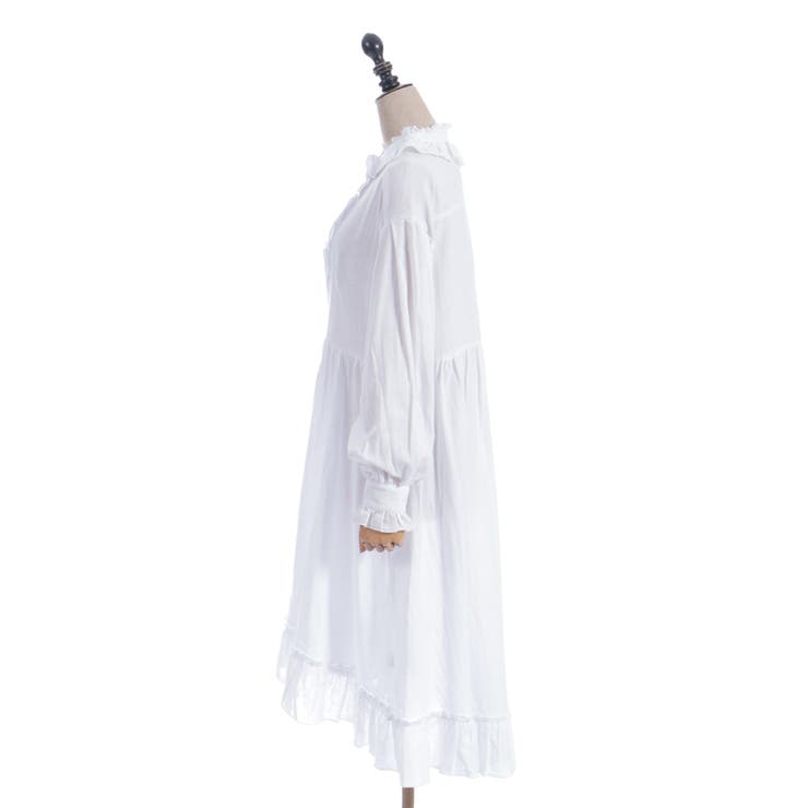 ガーゼフリルシャツワンピース | axes femme | 詳細画像17 