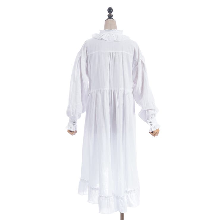 ガーゼフリルシャツワンピース | axes femme | 詳細画像18 