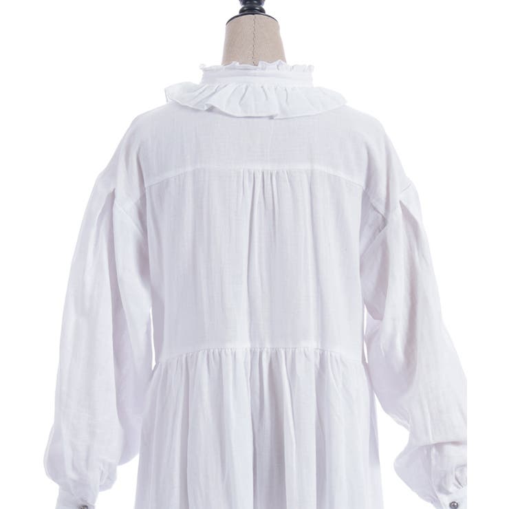 ガーゼフリルシャツワンピース | axes femme | 詳細画像20 