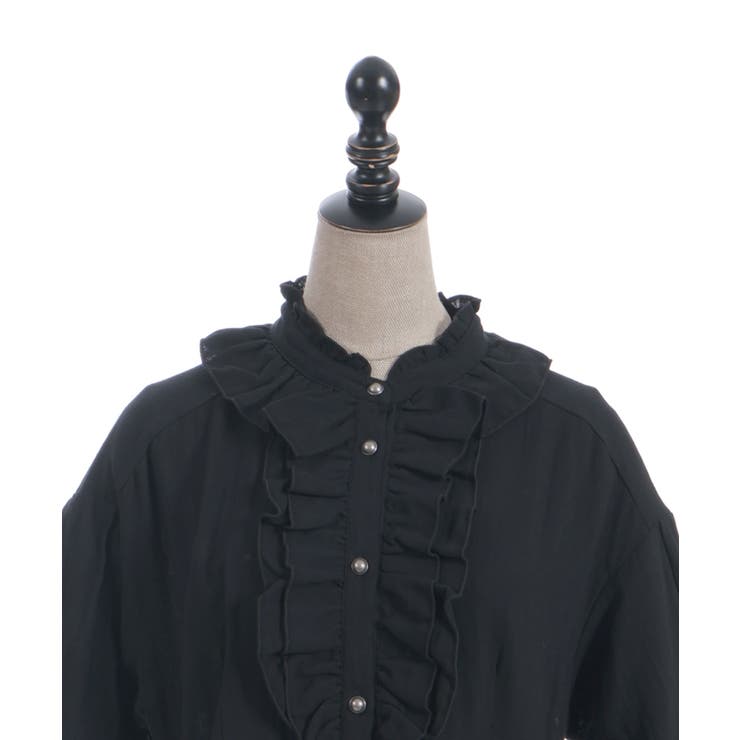 ガーゼフリルシャツワンピース | axes femme | 詳細画像30 