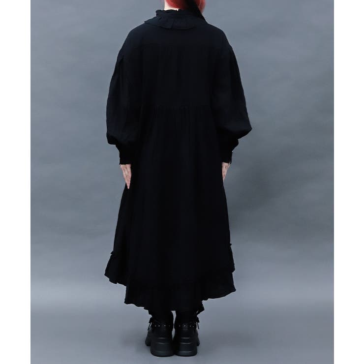 ガーゼフリルシャツワンピース | axes femme | 詳細画像4 