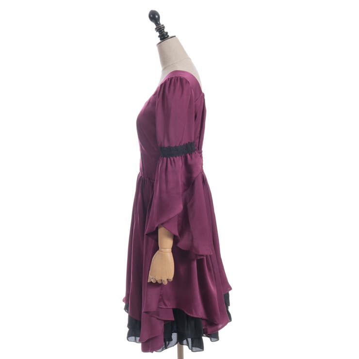 フレアスリーブイレヘムワンピース | axes femme | 詳細画像11 