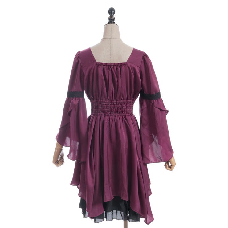 フレアスリーブイレヘムワンピース | axes femme | 詳細画像12 