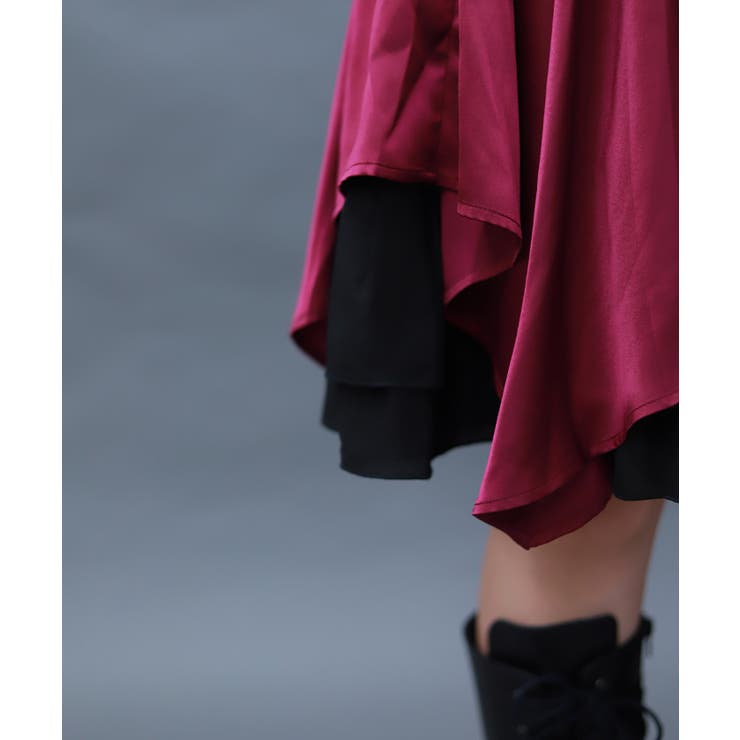 フレアスリーブイレヘムワンピース | axes femme | 詳細画像7 