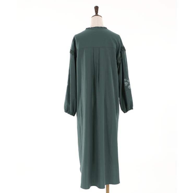 チャイナ釦ロングシャツOP[品番：IGAW0000213]｜axes femme