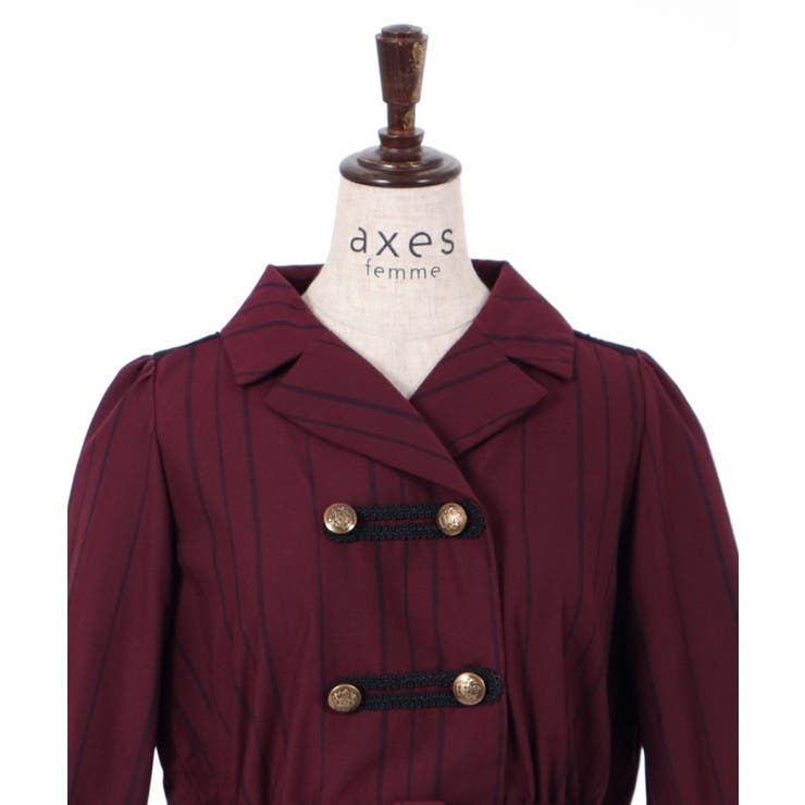 テーラー襟ナポレオンOP[品番：IGAW0000721]｜axes femme