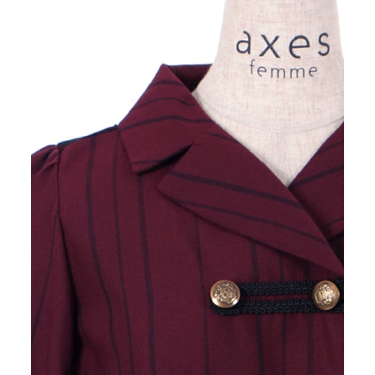 テーラー襟ナポレオンＯＰ[品番：IGAW0000721]｜axes  femme（アクシーズファム）のレディースファッション通販｜SHOPLIST（ショップリスト）