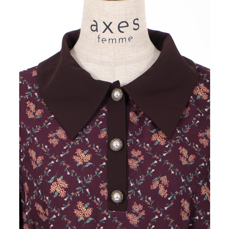 キンモクセイ柄タイルOP[品番：IGAW0000756]｜axes femme