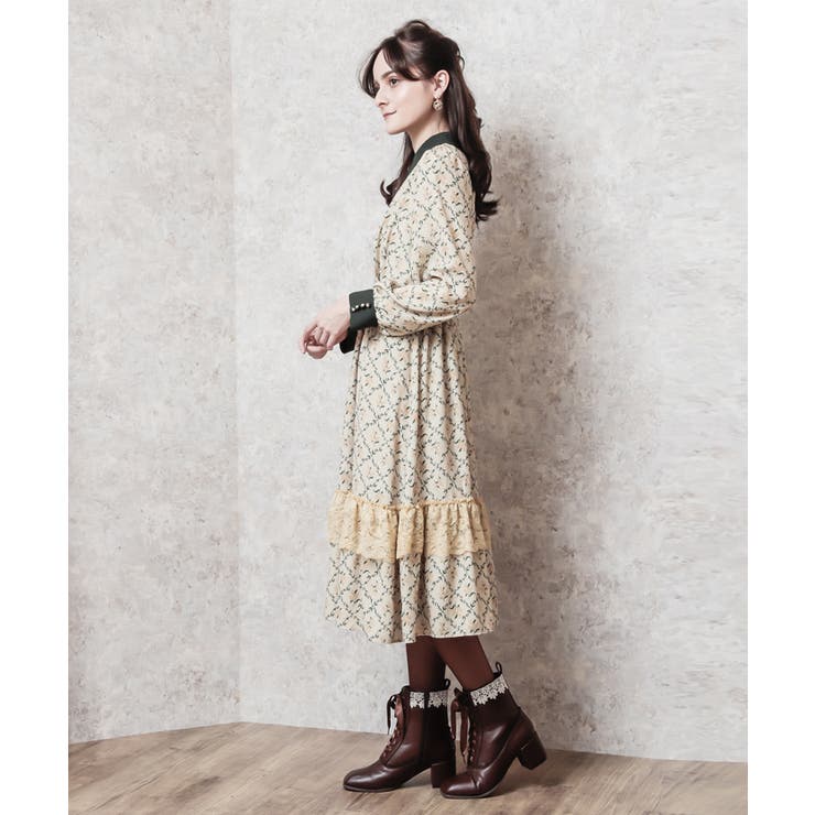 キンモクセイ柄タイルOP[品番：IGAW0000756]｜axes femme