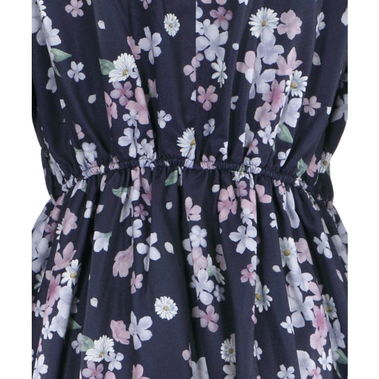 桜柄ティアードOP[品番：IGAW0001530]｜axes femme