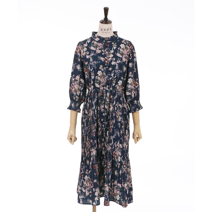 シャビーシックフラワー柄OP[品番：IGAW0001663]｜axes femme