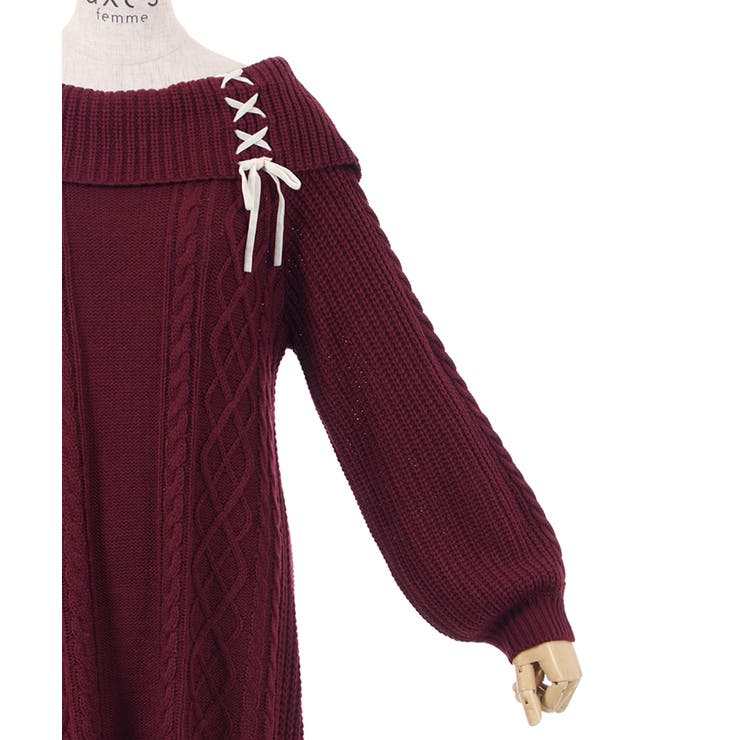 38,500円タグ付✳️AVIE Rouge vif 立体感チュニック ボリューム袖チュニック[品番：IGAW0001881]｜axes femme