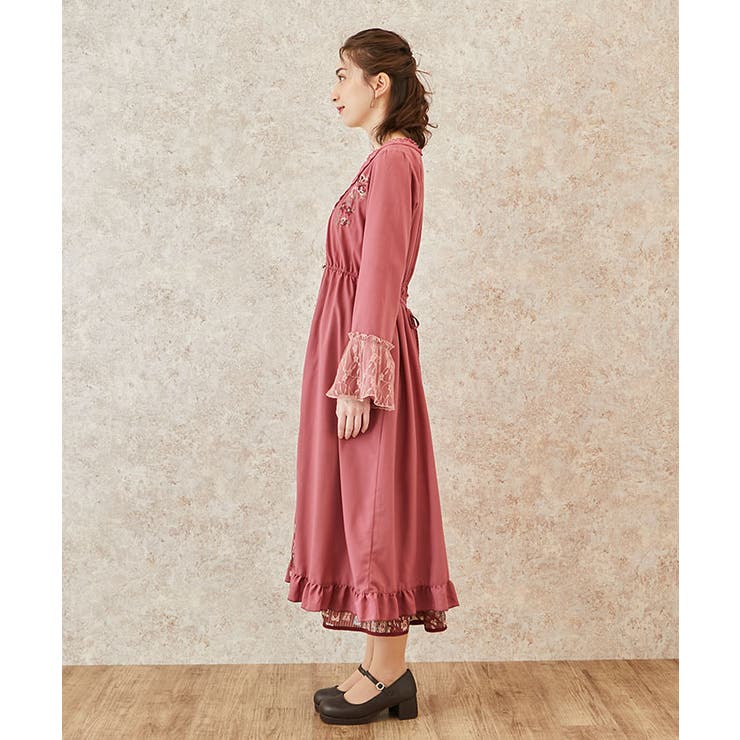 最大10%OFFクーポン SAJOU花刺繍ガウン[品番：IGAW0002243]｜axes femme ジャケット・アウター
