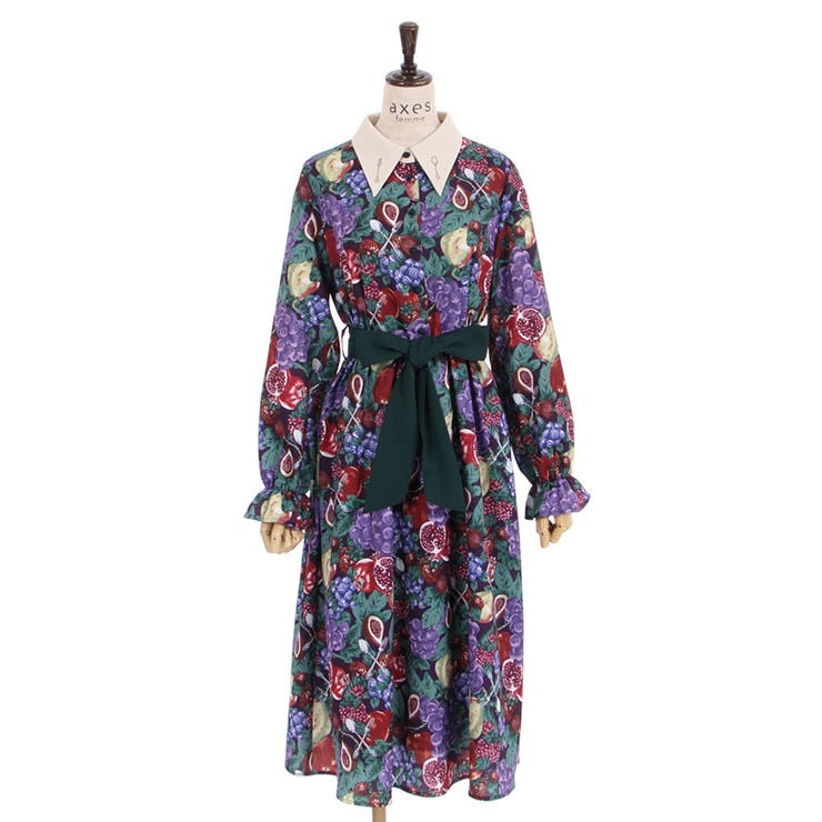 グルマンディーズワンピース[品番：IGAW0002276]｜axes femme