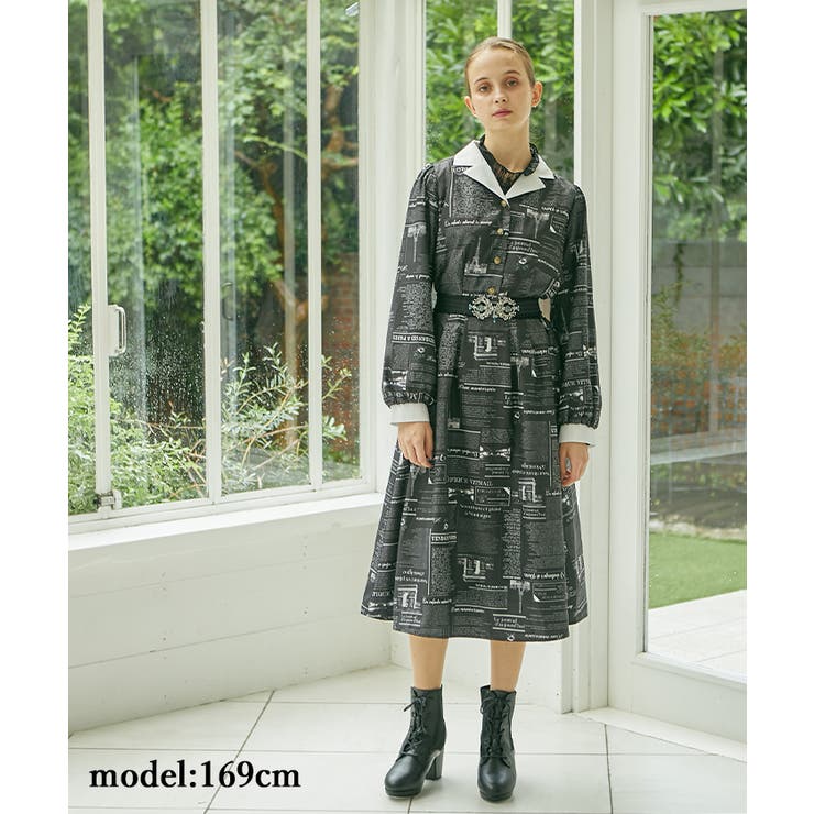 nouvelle柄ワンピース[品番：IGAW0002472]｜axes femme