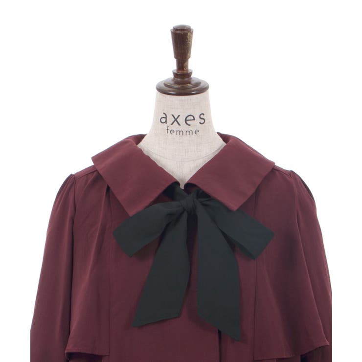 ケープ風ワンピース[品番：IGAW0002450]｜axes femme