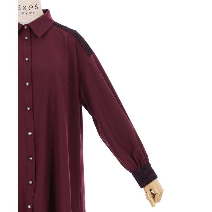 フィッシュテールシャツOP[品番：IGAW0002612]｜axes femme