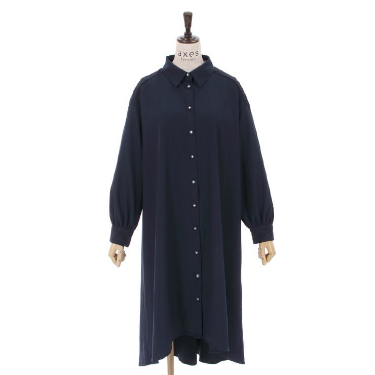 フィッシュテールシャツOP[品番：IGAW0002612]｜axes femme