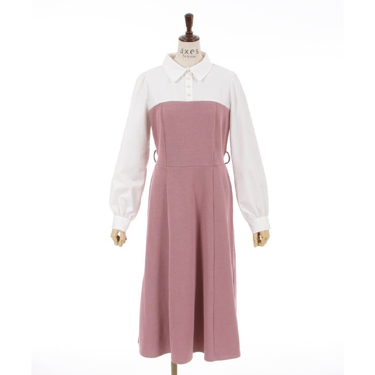 ドッキングニットワンピース[品番：IGAW0003283]｜axes femme