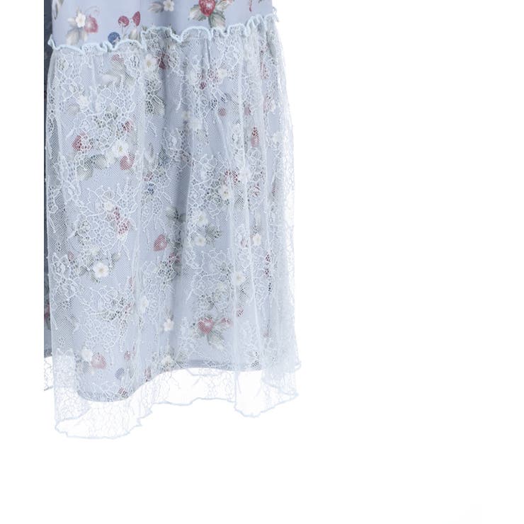 ベリー柄ロングワンピース[品番：IGAW0003271]｜axes femme