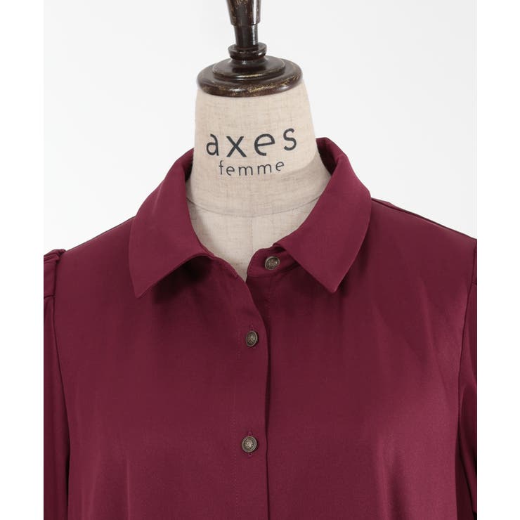 ロングケープセットミニワンピース[品番：IGAW0004306]｜axes