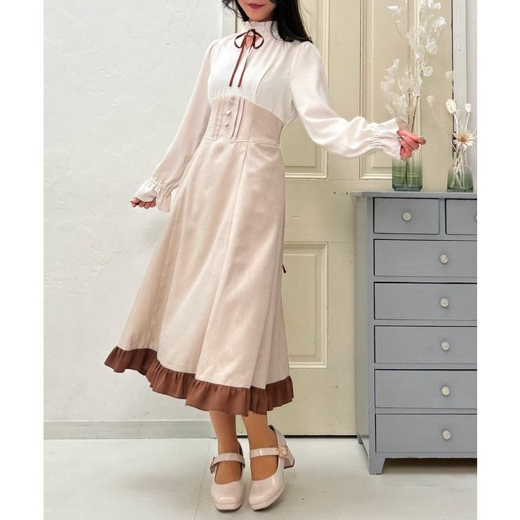 ハイウエストドッキングOP[品番：IGAW0004636]｜axes femme