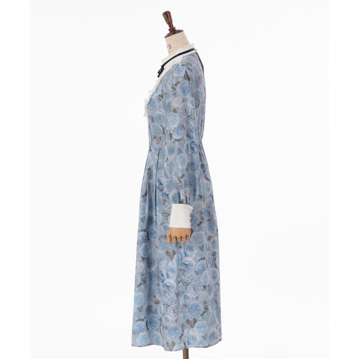 ラヴィアンローズ柄ワンピース[品番：IGAW0004551]｜axes femme