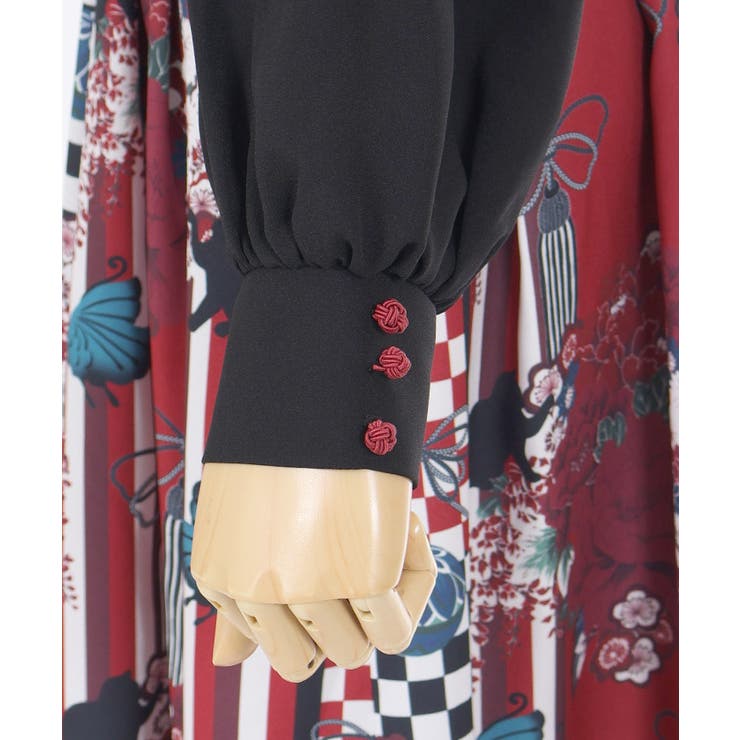 菊柄ワンピース[品番：IGAW0005735]｜axes femme（アクシーズファム