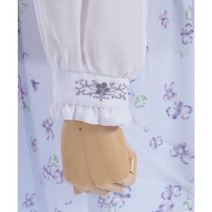 すみれ柄セーラー襟ワンピース | axes femme | 詳細画像21 