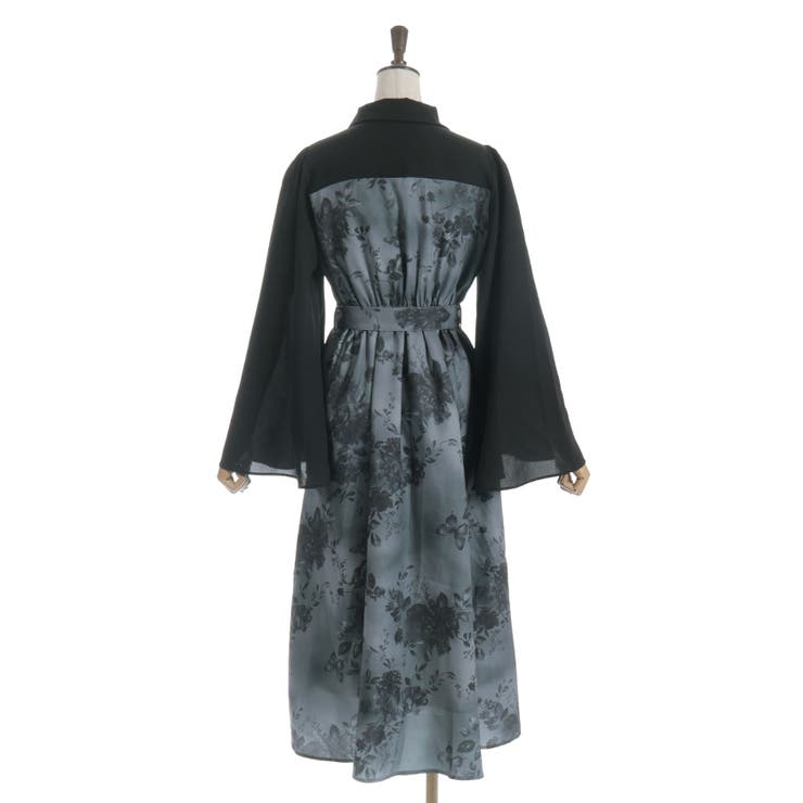 蝶々×花柄ジップワンピース | axes femme | 詳細画像11 