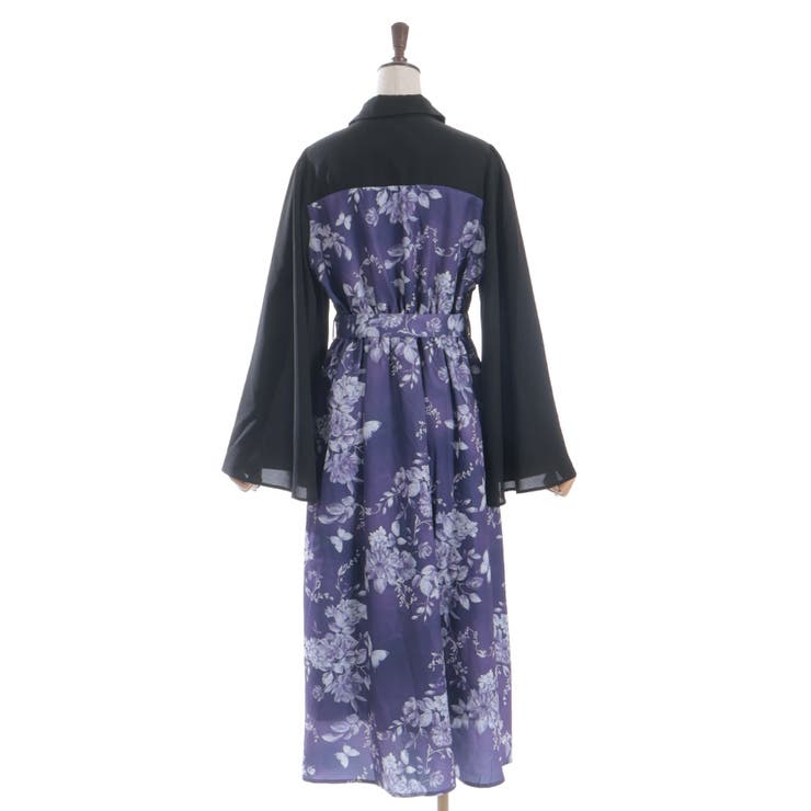 蝶々×花柄ジップワンピース | axes femme | 詳細画像17 