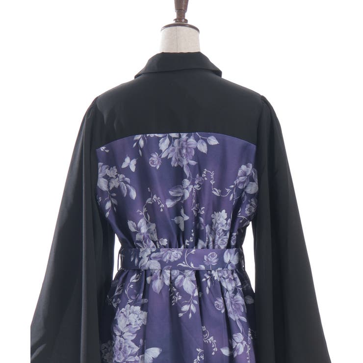 蝶々×花柄ジップワンピース | axes femme | 詳細画像19 