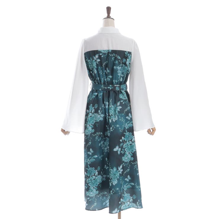 蝶々×花柄ジップワンピース | axes femme | 詳細画像23 