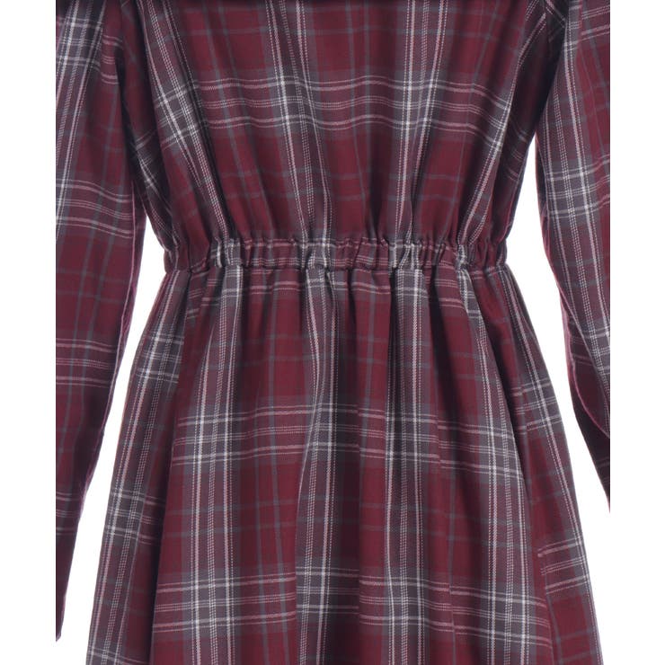 タータンチェック肩開ワンピース | axes femme | 詳細画像22 