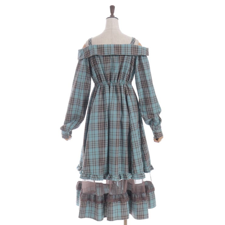 アクシーズファム　チェック3点セット タータンチェック肩開ワンピース｜アクシーズファムの通販