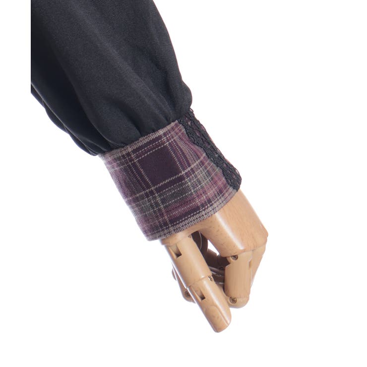 バイカラーチェックワンピース | axes femme | 詳細画像10 