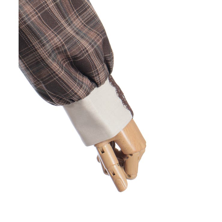 バイカラーチェックワンピース | axes femme | 詳細画像19 